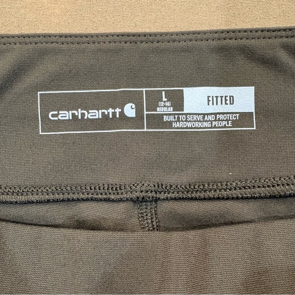 Carhartt Women’s Force Fitted Utility Leggings Tarmac Size Large - Picture 8 of 12